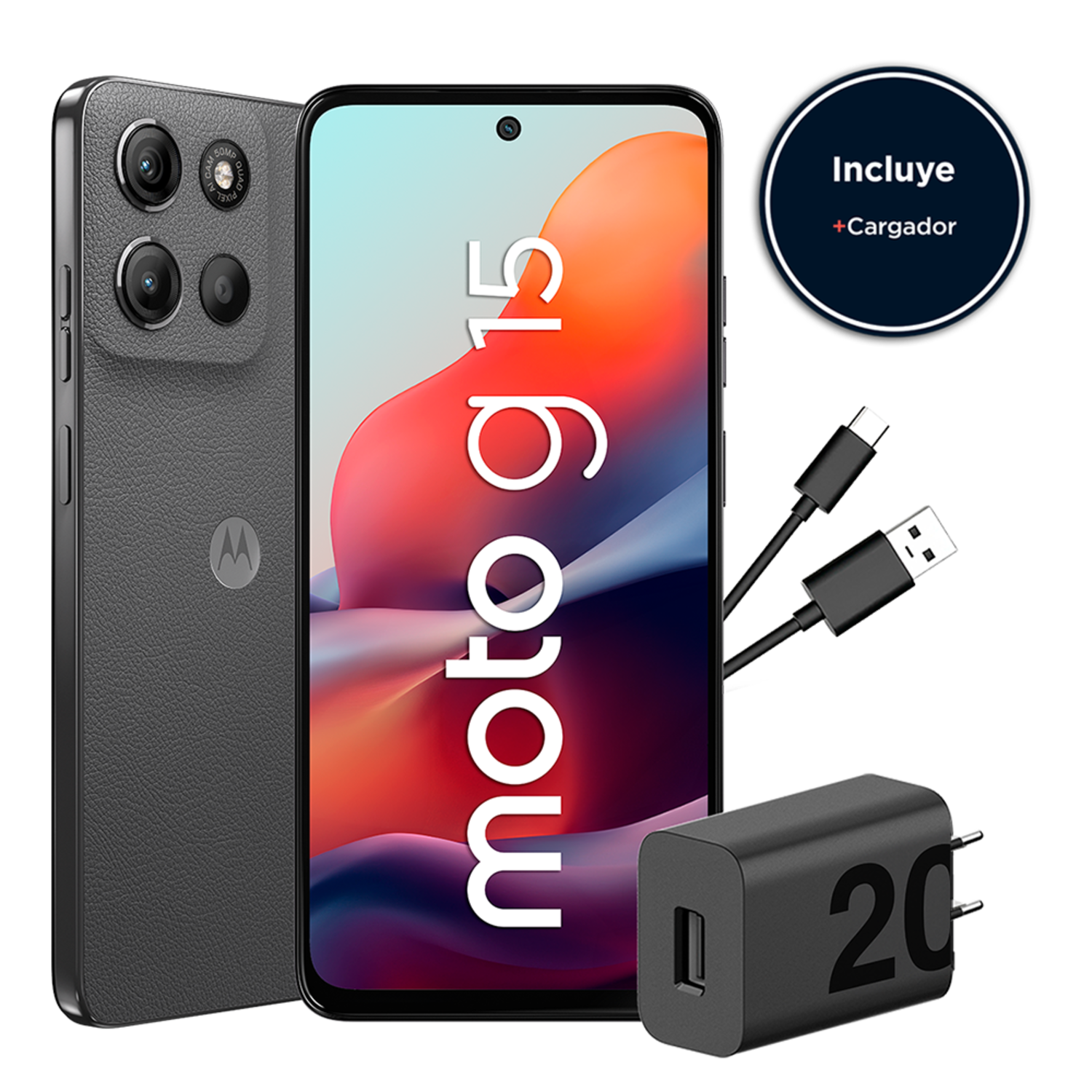 TELEFONO MOTO G15 4G 4RAM/128GB GRAY MOTOROLA XT2521-2