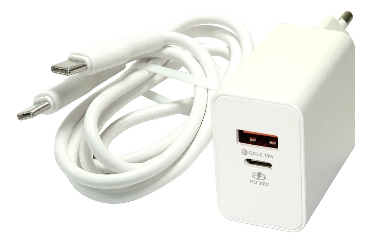 Cargador De Pared Cr25 Tipo C A Tipo C 30w Motomo Pa024