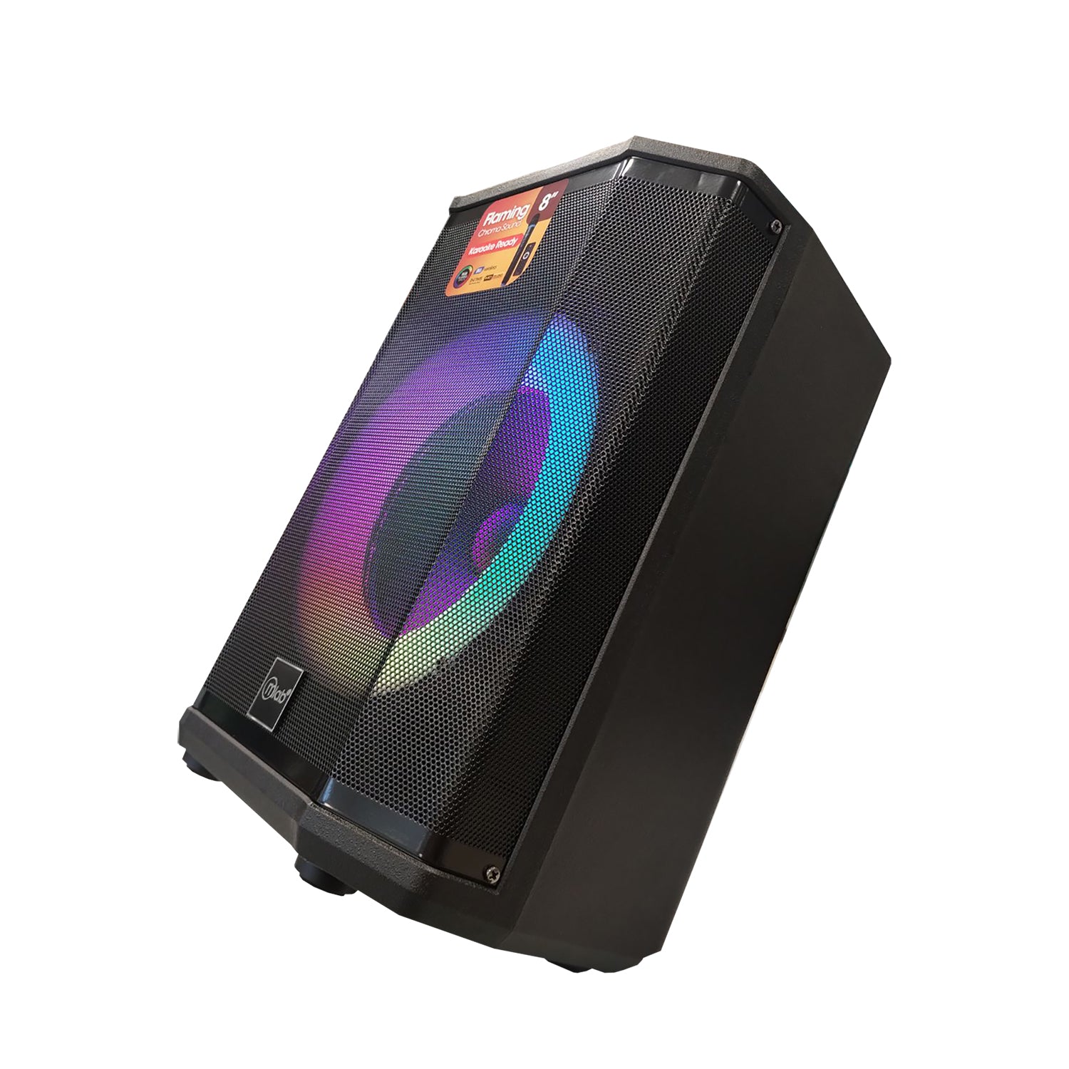 PARLANTE KARAOKE FLAMING CHROMA SOUND 8” BT/40W MLAB 09479