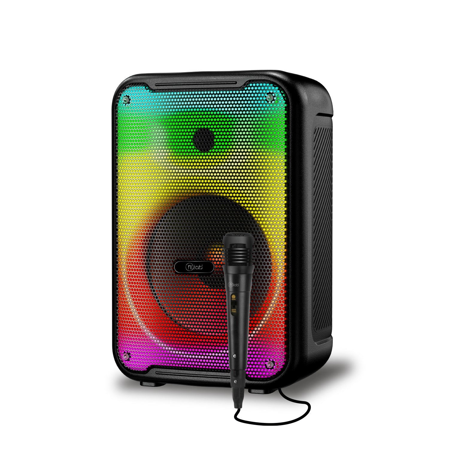 PARLANTE KARAOKE FLAMING LIGHTFLOW 8” BT/20W MLAB 09487