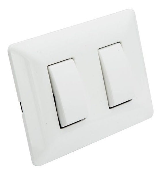 Interruptor Philco Para Muro Doble 250v 10a