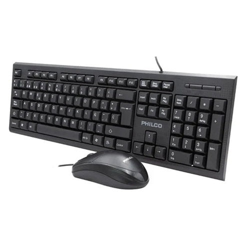 Kit Teclado Mouse Alambrico 1200dpi 104 Teclas Philco K4500
