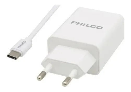 Cargador Rapido Philco Qc619 Incluye Cable Tipo C