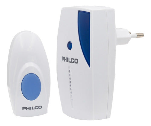 Timbre Inalámbrico Azul 220v Símple Doorbell Philco Db-7