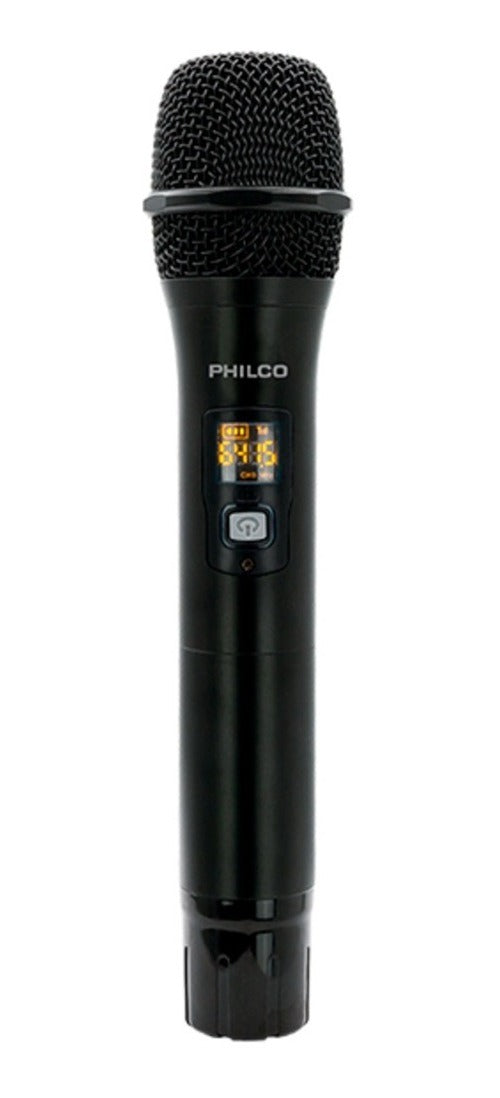 Microfono Inalámbrico Philco Uhf Receptor Recargable Wm311