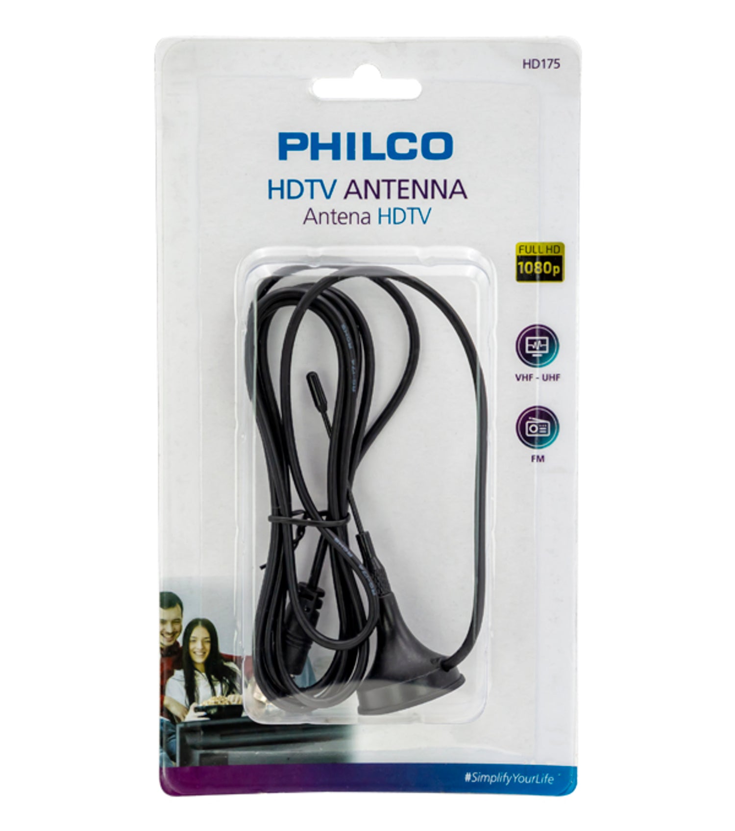 Antena Tv Hd Compatible C/ Tv Philco Hd175